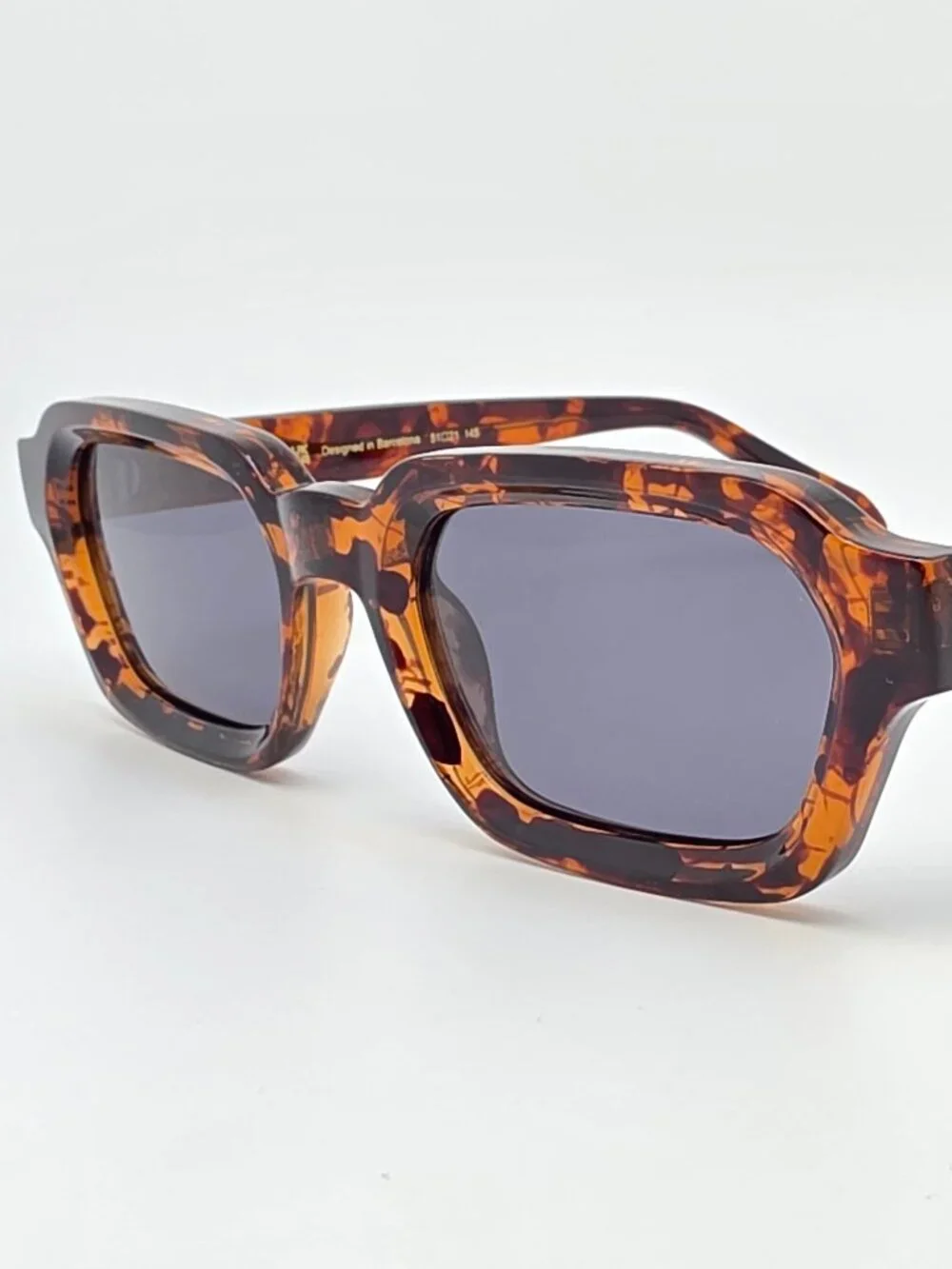 Meller Tana 250307 Tigris Carbon Frame Polarized Black Lens Sunglasses 51-21-145